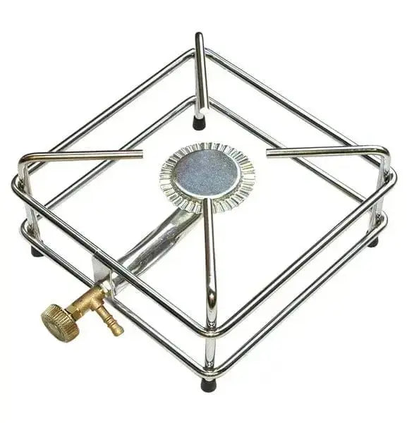 Gasherd chromat. 22x22 Messing/Stahl