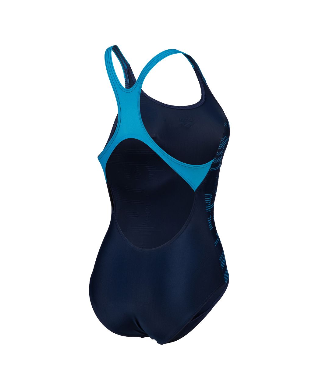 Arena Costume da donna intero Logo Swim Pro Back 006354 780 navy-turquoise