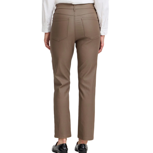b.young pantalone da donna a zampa Bykiko 20811796 181112 noce