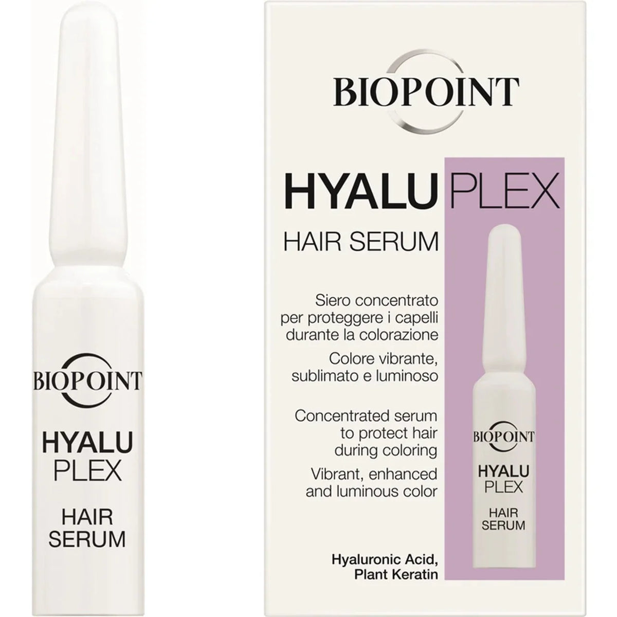 Biopoint Hyaluplex Hair Serum 3ml – Capelli Idratati Ristrutturati Luminosi