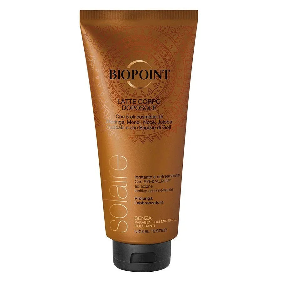 Biopoint Latte Corpo Doposole 5 Oli Cosmetici 400ml – Nutrimento Intenso e Idratazione