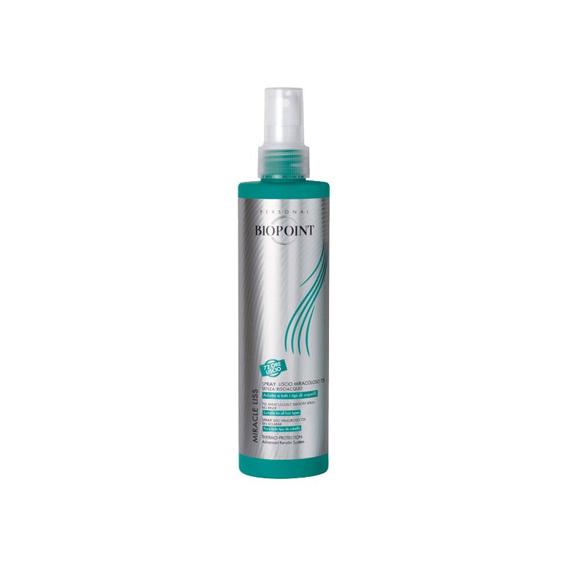 Biopoint Miracle Liss Spray 200ml – Capelli Lisci Disciplinati Setosi