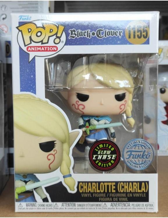 Funko Pop! Animation Black Clover – Charlotte Charla (1155) Chase Edition leuchtet im Dunkeln