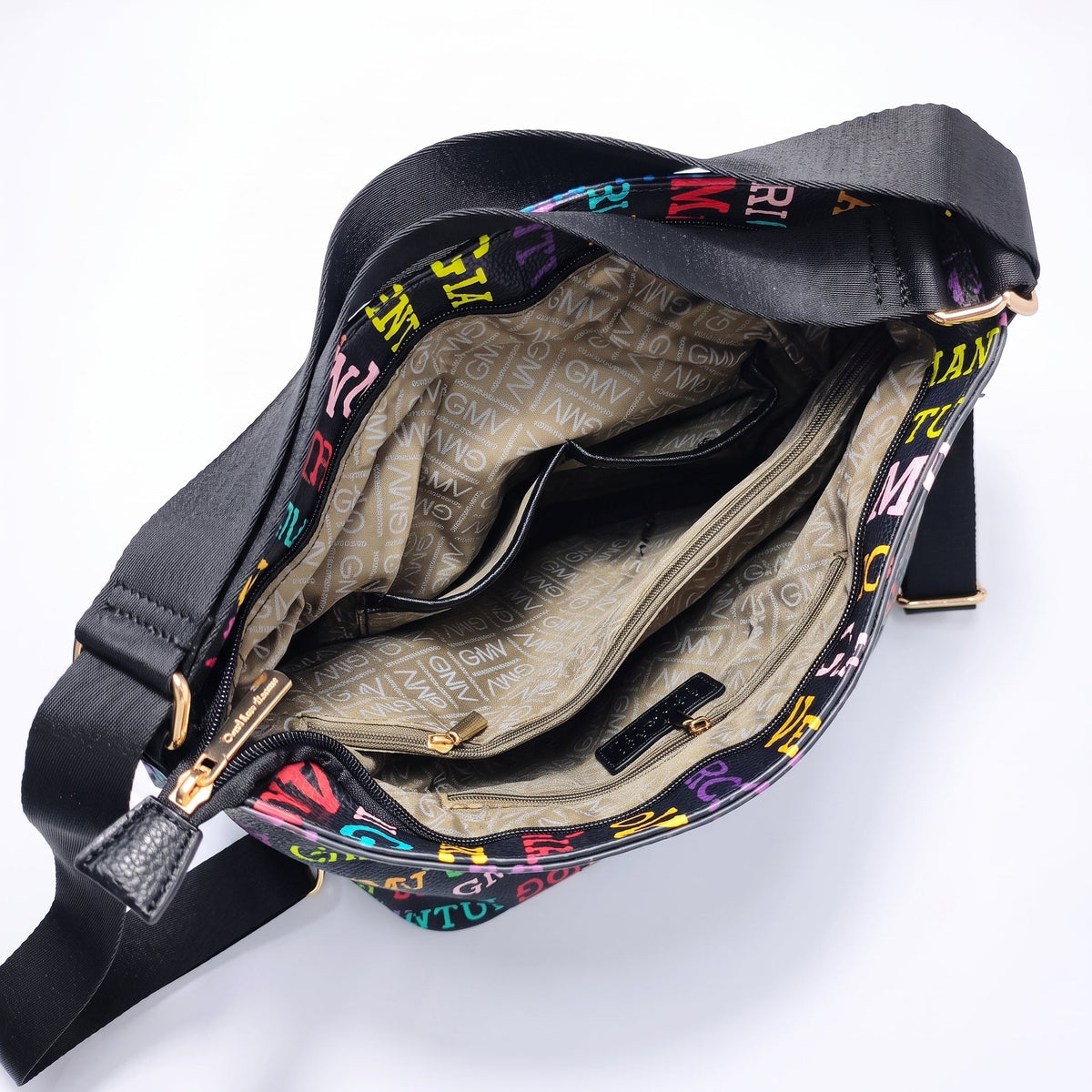 Gianmarco Venturi 2-in-1 Hobo & Backpack, Multicolor
