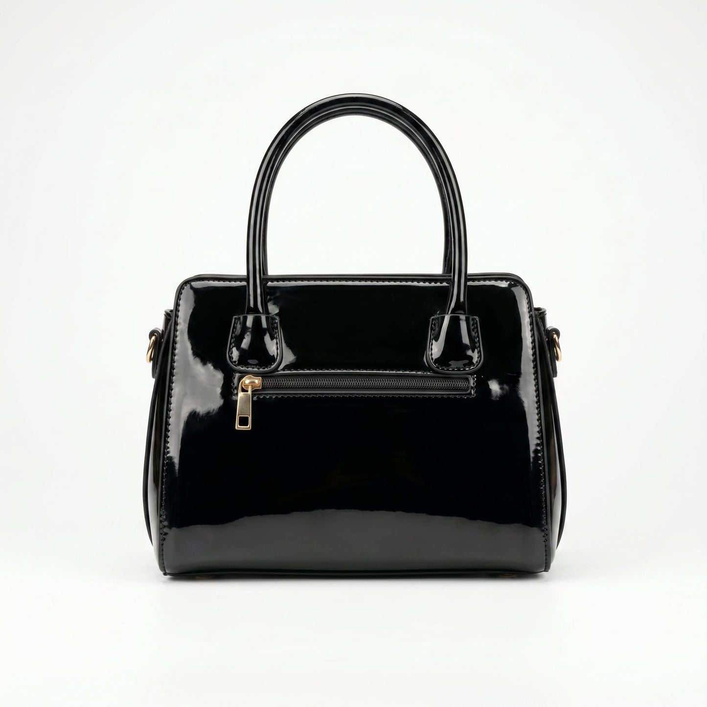 Stile Donna Bags - Borsa a Mano in Pelle Verniciata