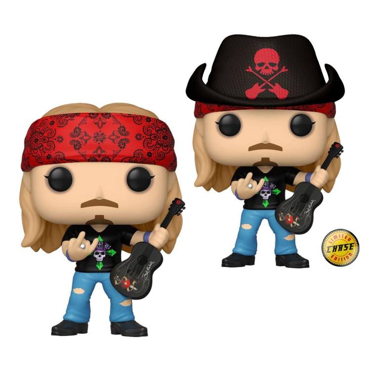 Funko Pop ! Rocks : Brett Michaels (207)Chase With Guitar Vinyl Figure