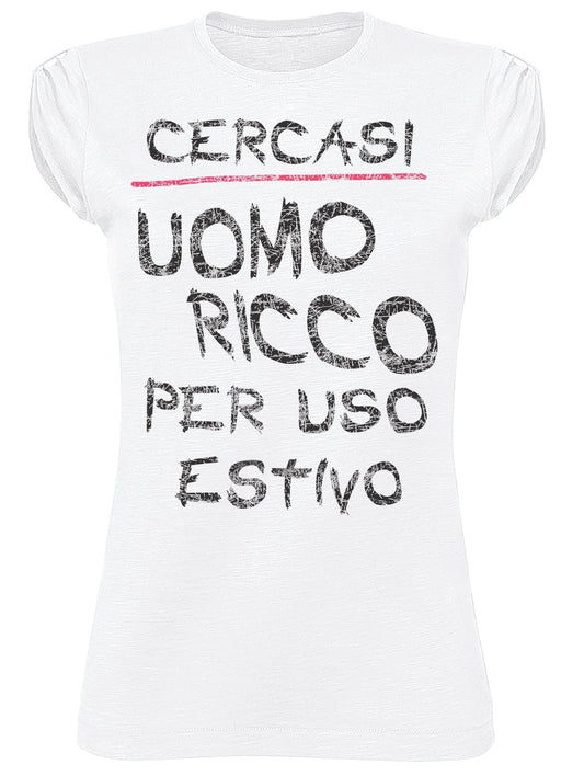 T-shirt Donna STREET STYLE Cotone Bio Slub