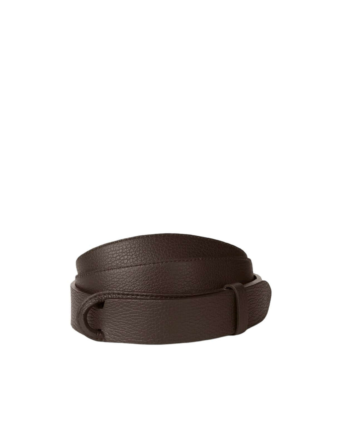 Cintura Nobuckle Micron in Pelle