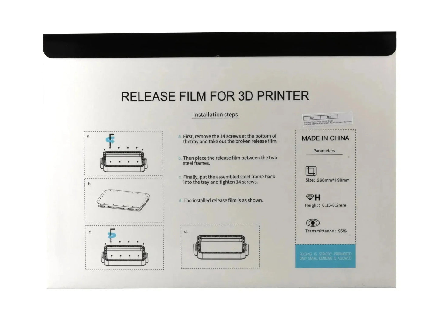 CREALITY 3D LD-006/CL-89 FEP FILM