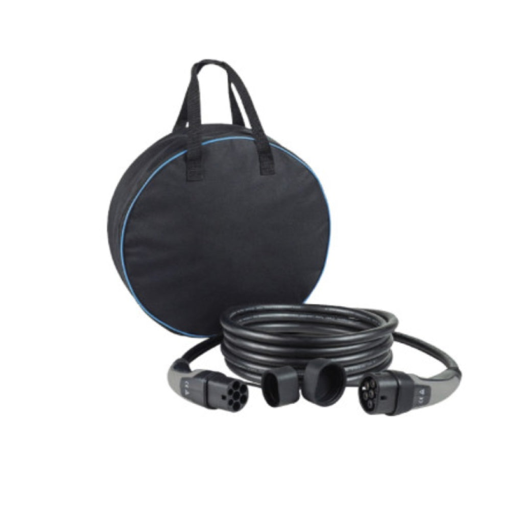 Cavo di Ricarica Tipo 2 Monofase 7,4kW con Sacca - 5m IP55