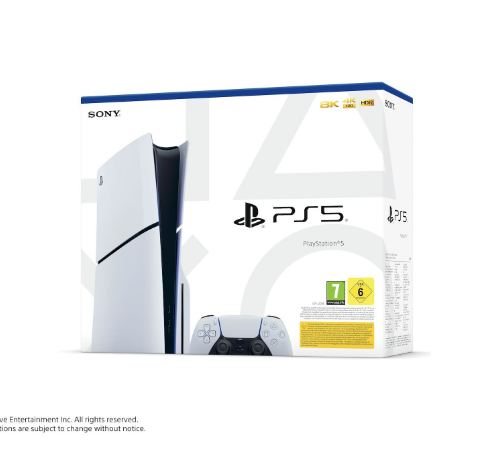 Sony Playstation 5 Ps5 Slim Disc Edition D-Chassis Konsole Disk-Version Italien