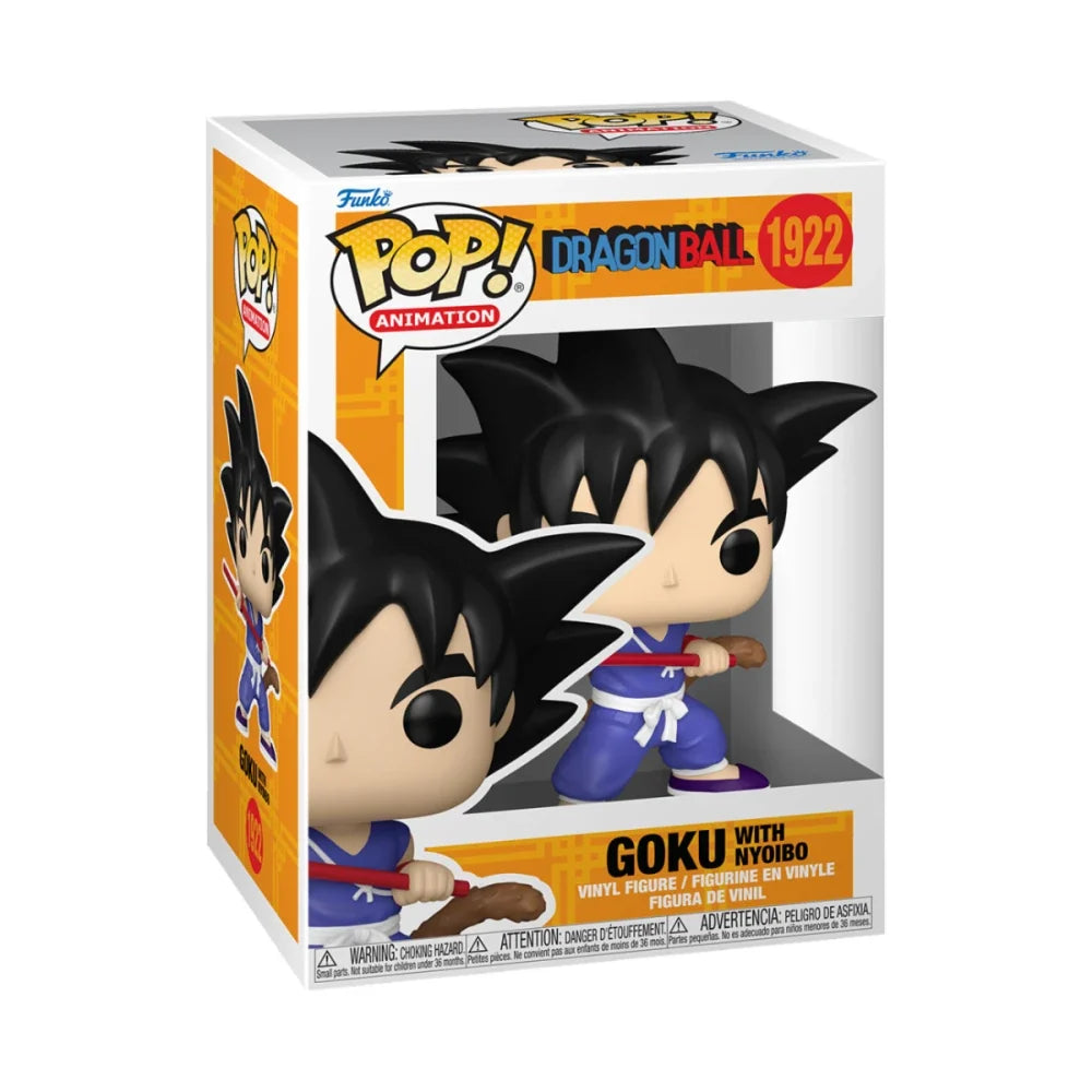 Funko Pop ! Animation - Dragon Ball (1922) Goku with Nyoibo Vinyl Figure 9Cm