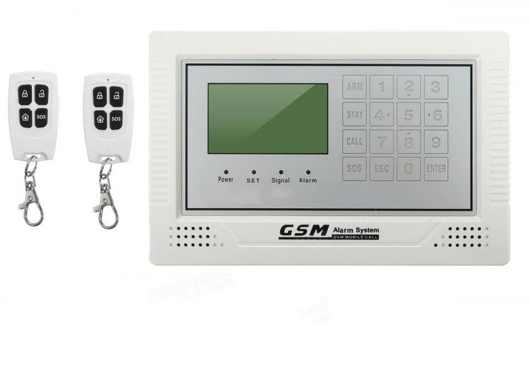 Alarmanlagen-Set für Haus und Geschäft, Touchscreen-Alarm, GSM-Wählgerät, WLAN-App