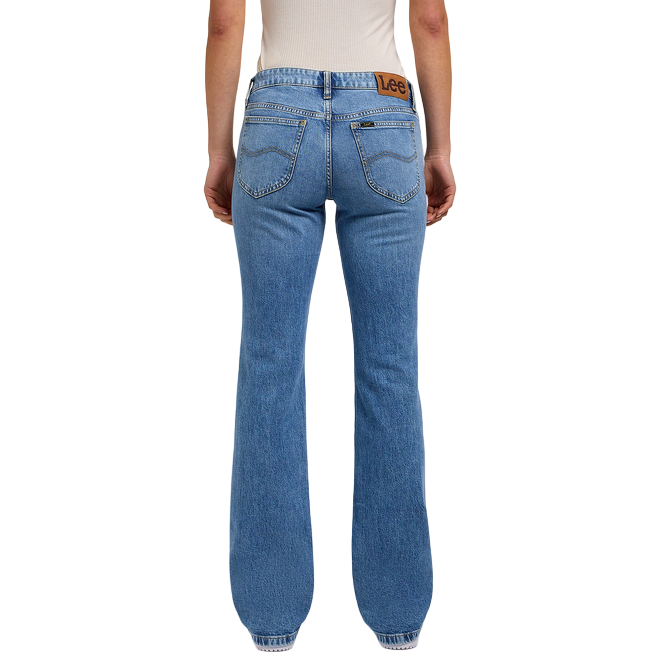 Lee Jessica Jeans a Zampa Donna 112349550 | Denim Flare Chiaro