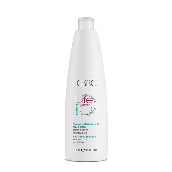 Ekre Life Comfort Revive Shampoo Rivitalizzante per Capelli Secchi e Sfibrati 1000 ml
