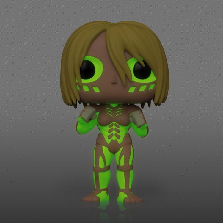 Funko Pop Animation Attack On Titan - Female Titan 233 Gitd Super Sized Special