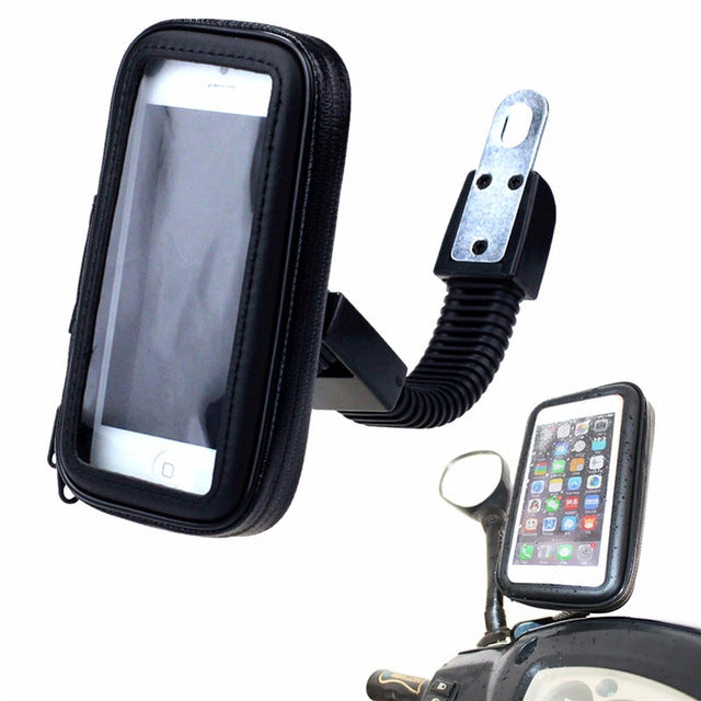 Handyhalter Motorrad Fahrrad Halterung Spiegel Wasserdicht 5" 6"