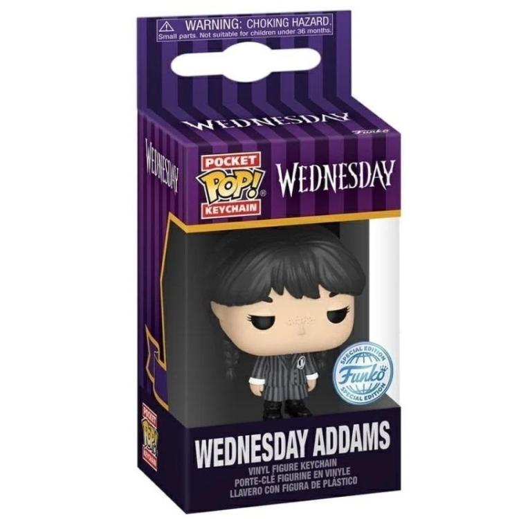 Funko Pop! Pocket Keychain – Wednesday (Wednesday Addams) Serie Schlüsselanhänger