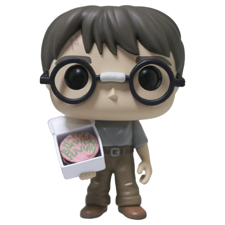 Funko Pop! Geschenkset Harry Potter mit Geburtstagstorte (174) –+ Schlüssel + Mystery Mini