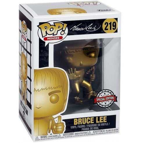 Funko Pop Movies Bruce Lee 219 Bruce Lee Gold Special Edition Vinyl Figur Neu