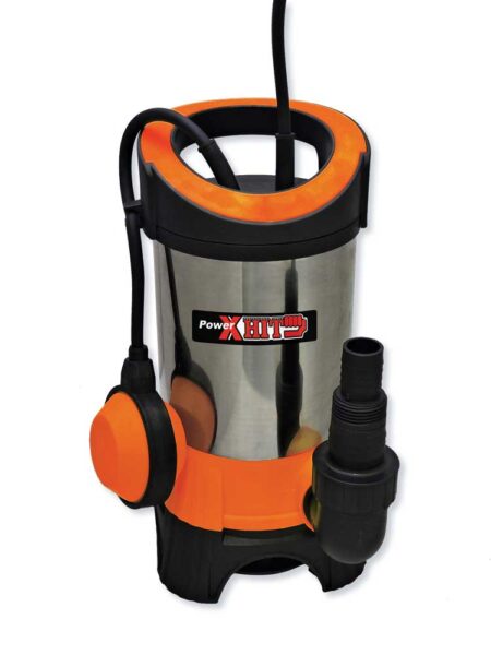 Schmutzwasser-Tauchpumpe 1100W aus Edelstahl - Fördermenge 19000 L/h