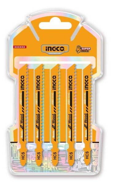 Set 5 Lame per Seghetto Alternativo – Legno, 100 mm HCS