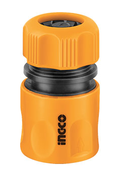 Schnellkupplung 1/2" INGCO – Für Kunststoffschläuche, widerstandsfähiges ABS