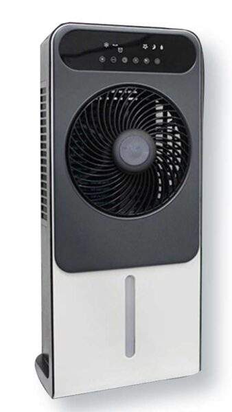 Ventilatore nebulizzatore 12 velocità, display LED, tanica 1.5L, telecomando