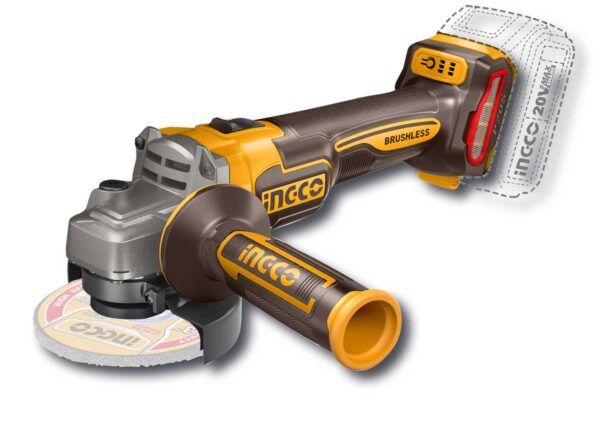 Winkelschleifer 115mm 20V Brushless P20S Gehäuse, 3 Geschwindigkeiten