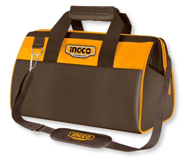 Borsa Portattrezzi 48cm Ingco - 6 Tasche Poliestere 1680D Capacità 18kg