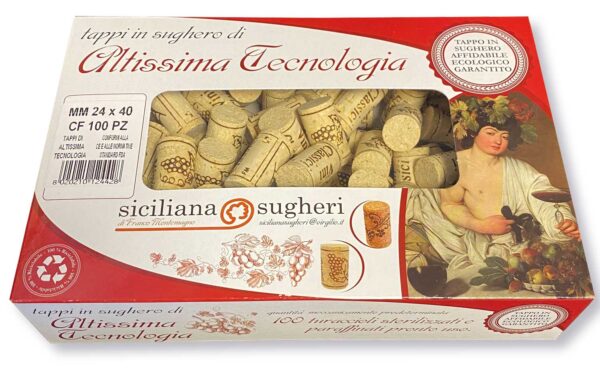 Naturkorken "Vera Spagna" Ø26x40 mm – Packung mit 100 Stück