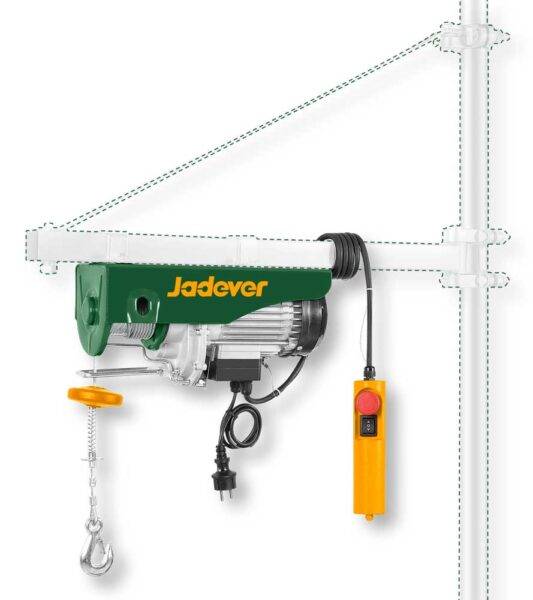 Elektroseilwinde 800 W – Tragkraft 500 kg, Hubhöhe 18 m
