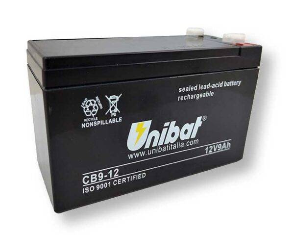 Unibat SLA Service Batterie 12V 9Ah Versiegelte Blei-Säure