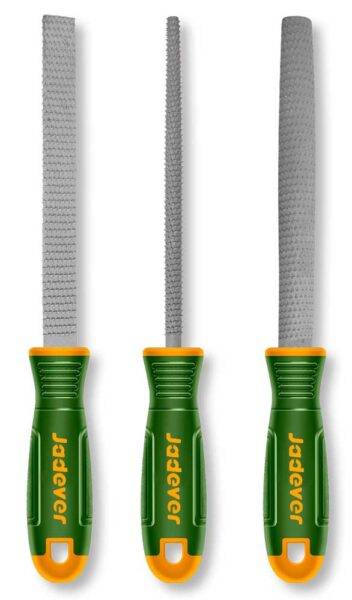Set of 3 Wood Rasps, 200 mm, Carbon Steel