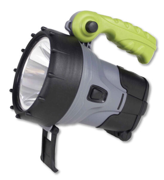 Torcia ricaricabile 450 lumen NEBULA con Power Bank, 3 modalità e base appoggio