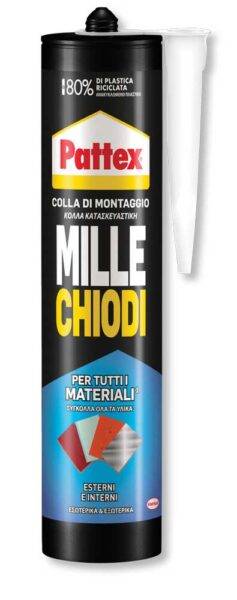 Pattex Millechiodi Water Resistant 450 g adesivo montaggio