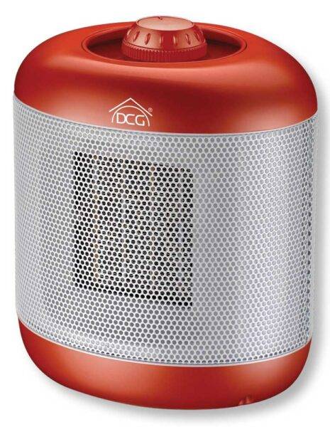 Termoventilatore Ceramico 1500W DCG – Termostato Regolabile, Anti-ribaltamento