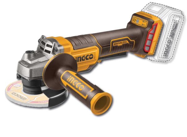 Winkelschleifer 115 mm 20V Brushless Ingco – Nur Gehäuse