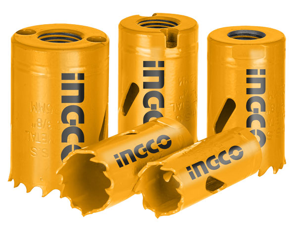 Set mit 7 Bimetall-Lochsägen mit Adapter