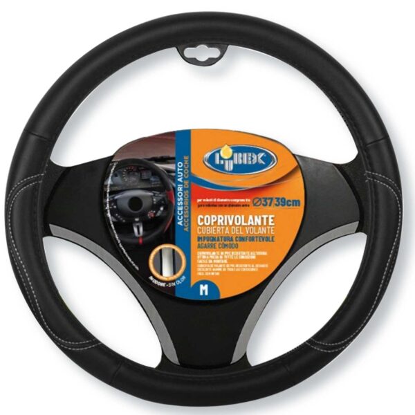 Coprivolante auto universale Lubex 37-39 cm antiscivolo nero