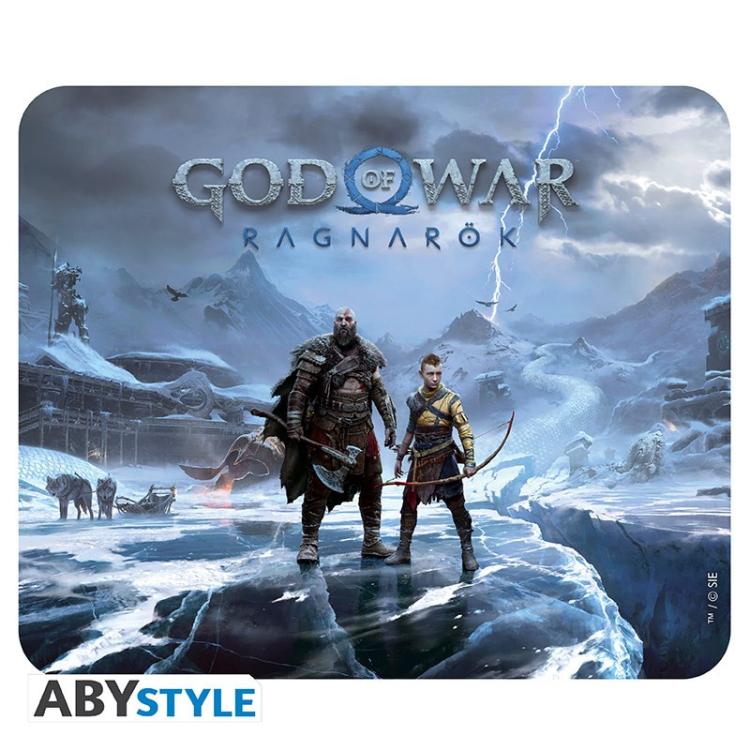 ABYSTYLE - God of War (Ragnorak Key Art) Weiches Mauspad 23,5 cm Mauspad