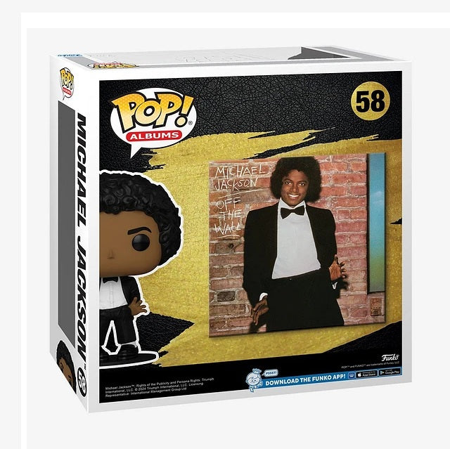 Funko Pop ! Albums - (58) Michael Jackson Off The Wall Album Cover Mj Smoking