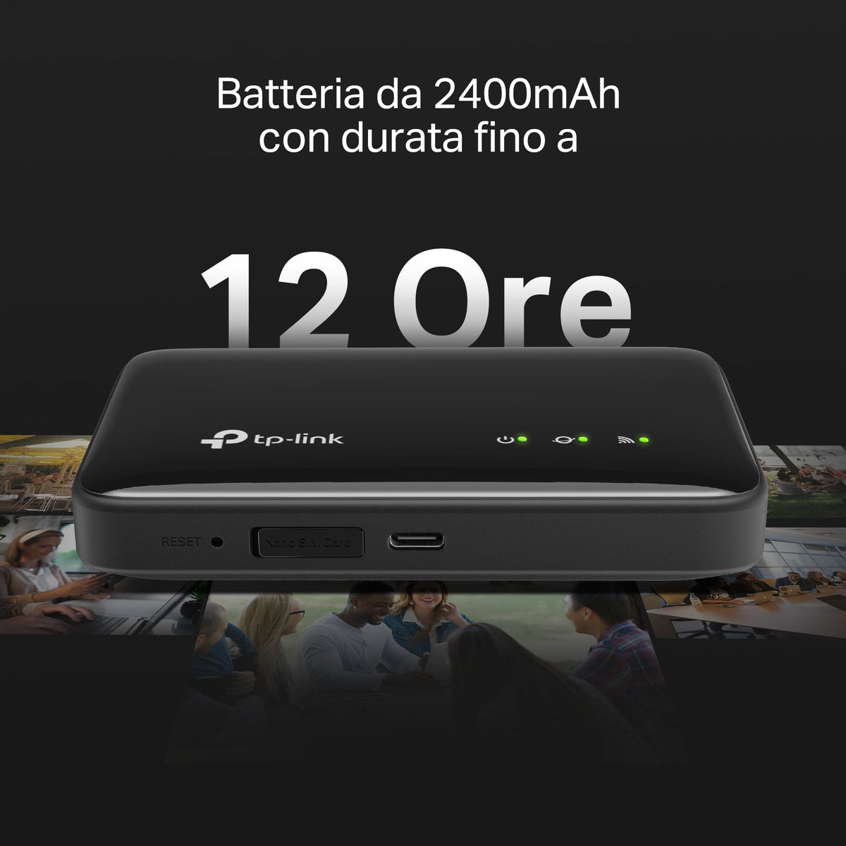 M7005 Saponetta Wi-Fi con SIM 4G LTE CAT4, Wi-Fi 6 AX300