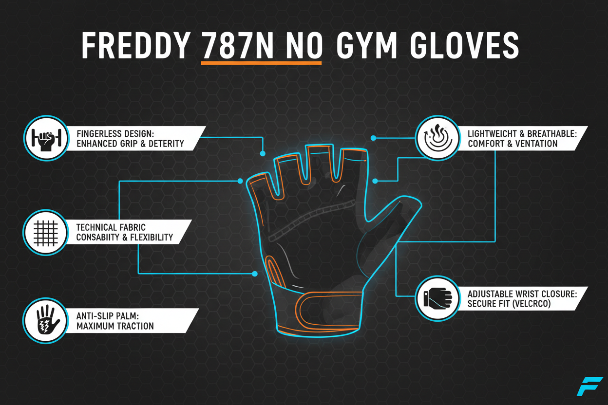 Freddy Guanto da palestra 787N N0 nero