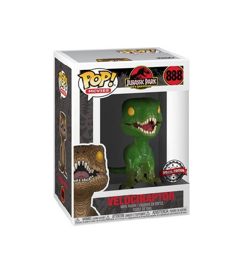 Funko Pop! Jurassic Park Clever Raptor – (888) Velociraptor Special Figur 9 cm
