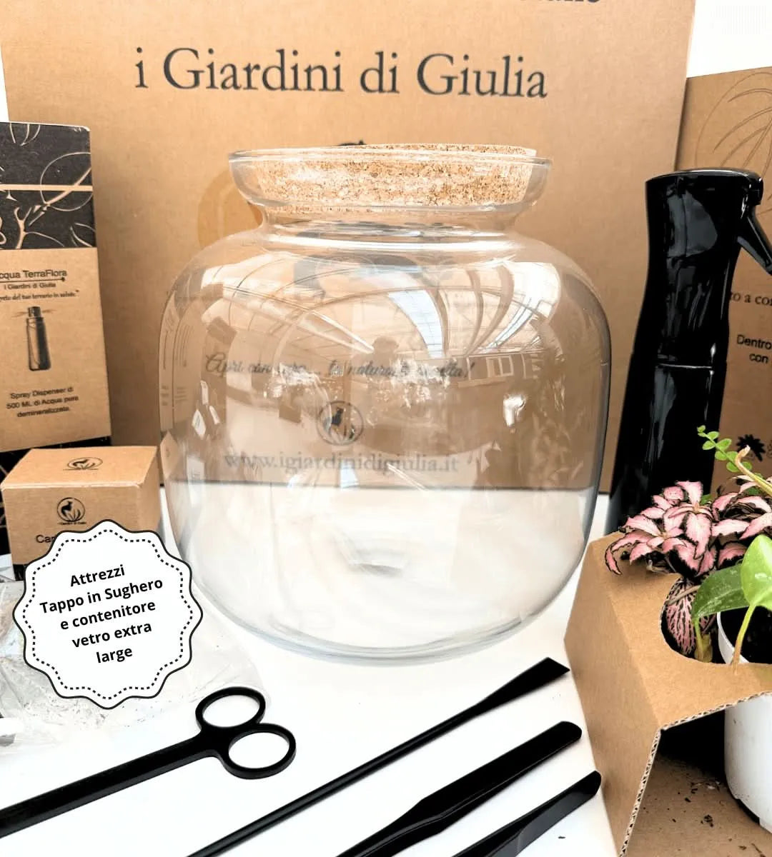 Terrarium-DIY-Komplettset Master | Das Super-Set für einen einzigartigen Glasgarten
