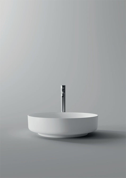Lavabo da appoggio rotondo ø 45 cm linea FORM di Alice Ceramica