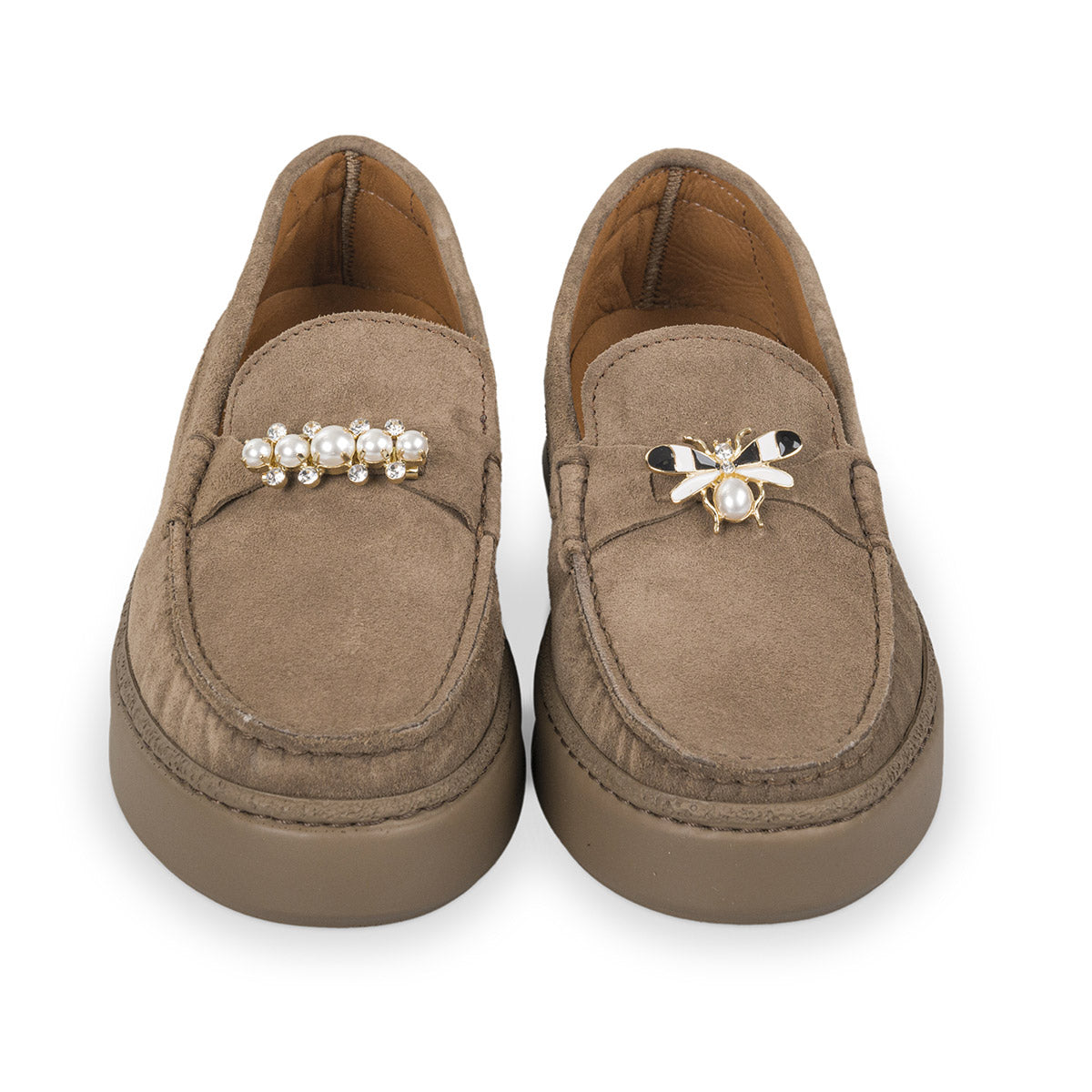 Valleverde Mokassin Taupe Accessoire