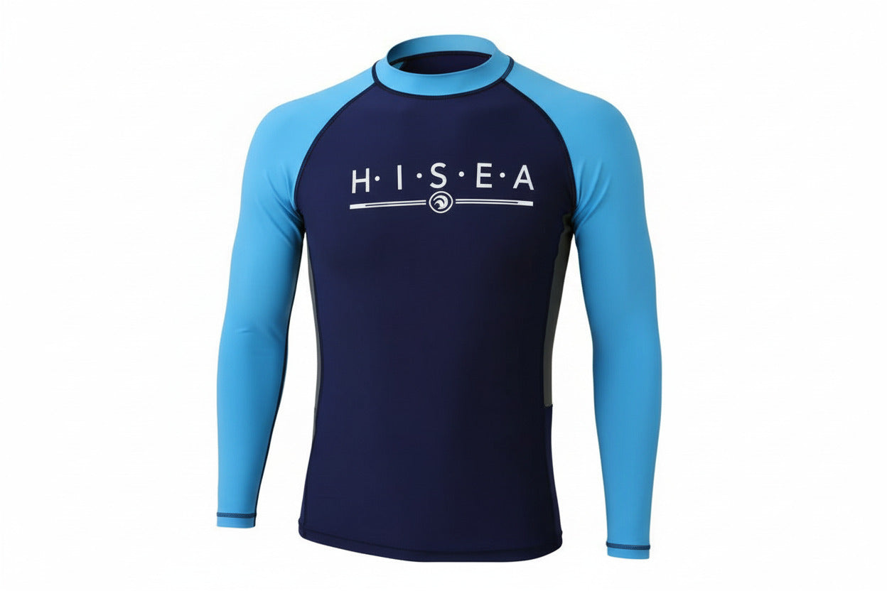 Maglia Surf Uomo Manica Lunga Protezione UV Mare Piscina