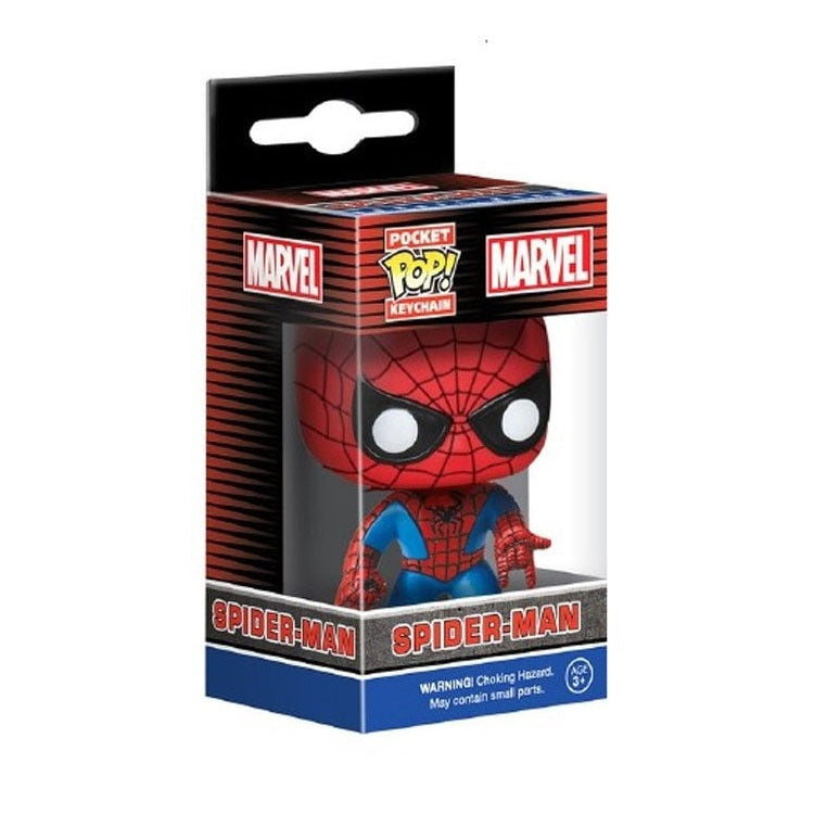 Funko Schlüsselanhänger! Pocket - Marvel - Spider-Man Schlüsselanhänger